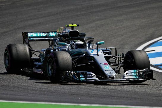 Valtteri Bottas (FIN) Mercedes AMG F1 W09.
20.07.2018. Formula 1 World Championship, Rd 11, German Grand Prix, Hockenheim, Germany, Practice Day.
- www.xpbimages.com, EMail: requests@xpbimages.com - copy of publication required for printed pictures. Every used picture is fee-liable. © Copyright: Moy / XPB Images