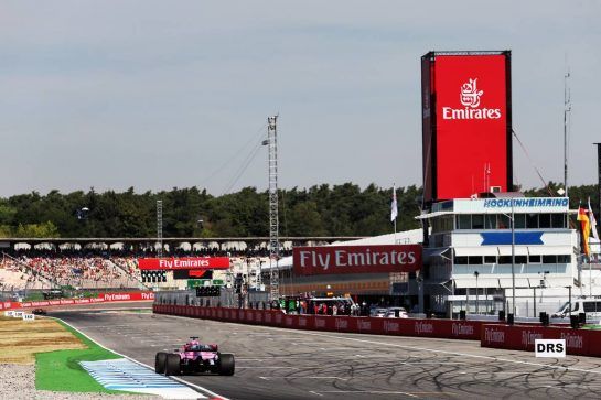 Sergio Perez (MEX) Sahara Force India F1 VJM11.
20.07.2018. Formula 1 World Championship, Rd 11, German Grand Prix, Hockenheim, Germany, Practice Day.
- www.xpbimages.com, EMail: requests@xpbimages.com - copy of publication required for printed pictures. Every used picture is fee-liable. © Copyright: Moy / XPB Images