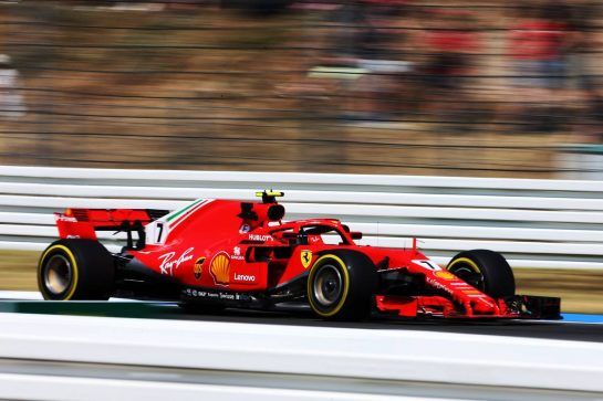 Kimi Raikkonen (FIN) Ferrari SF71H.
20.07.2018. Formula 1 World Championship, Rd 11, German Grand Prix, Hockenheim, Germany, Practice Day.
- www.xpbimages.com, EMail: requests@xpbimages.com - copy of publication required for printed pictures. Every used picture is fee-liable. © Copyright: Schaber / XPB Images