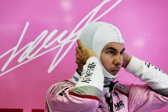 Sergio Perez (MEX) Sahara Force India F1.
20.07.2018. Formula 1 World Championship, Rd 11, German Grand Prix, Hockenheim, Germany, Practice Day.
- www.xpbimages.com, EMail: requests@xpbimages.com - copy of publication required for printed pictures. Every used picture is fee-liable. © Copyright: Moy / XPB Images