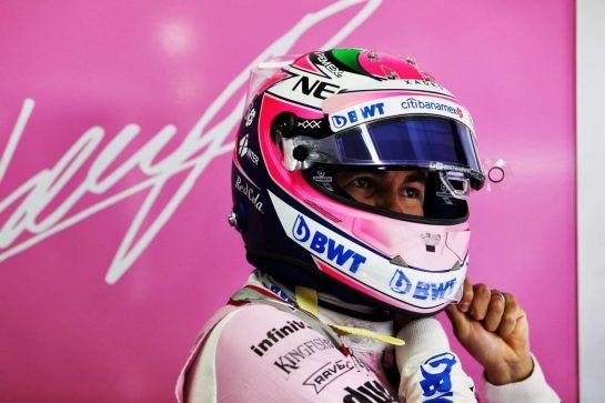 Sergio Perez (MEX) Sahara Force India F1.
20.07.2018. Formula 1 World Championship, Rd 11, German Grand Prix, Hockenheim, Germany, Practice Day.
- www.xpbimages.com, EMail: requests@xpbimages.com - copy of publication required for printed pictures. Every used picture is fee-liable. © Copyright: Moy / XPB Images