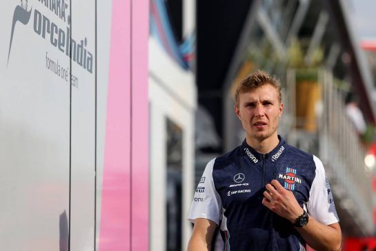 Sergey Sirotkin (RUS) Williams F1 Team 
20.07.2018. Formula 1 World Championship, Rd 11, German Grand Prix, Hockenheim, Germany, Practice Day.
- www.xpbimages.com, EMail: requests@xpbimages.com - copy of publication required for printed pictures. Every used picture is fee-liable. © Copyright: Charniaux / XPB Images