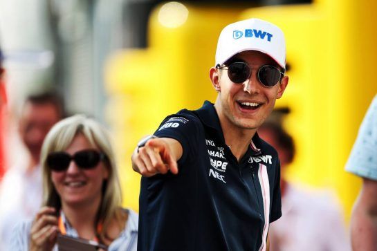 Esteban Ocon (FRA) Sahara Force India F1 Team.
20.07.2018. Formula 1 World Championship, Rd 11, German Grand Prix, Hockenheim, Germany, Practice Day.
- www.xpbimages.com, EMail: requests@xpbimages.com - copy of publication required for printed pictures. Every used picture is fee-liable. © Copyright: Schaber / XPB Images