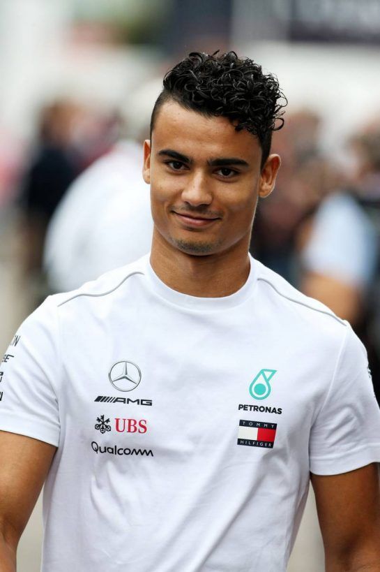 Pascal Wehrlein (GER) Mercedes AMG F1 Reserve Driver.
21.07.2018. Formula 1 World Championship, Rd 11, German Grand Prix, Hockenheim, Germany, Qualifying Day.
- www.xpbimages.com, EMail: requests@xpbimages.com - copy of publication required for printed pictures. Every used picture is fee-liable. © Copyright: Schaber / XPB Images