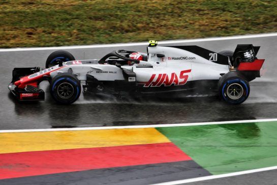 Kevin Magnussen (DEN) Haas VF-18.
21.07.2018. Formula 1 World Championship, Rd 11, German Grand Prix, Hockenheim, Germany, Qualifying Day.
- www.xpbimages.com, EMail: requests@xpbimages.com - copy of publication required for printed pictures. Every used picture is fee-liable. © Copyright: Moy / XPB Images