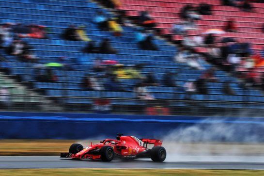 Sebastian Vettel (GER) Ferrari SF71H.
21.07.2018. Formula 1 World Championship, Rd 11, German Grand Prix, Hockenheim, Germany, Qualifying Day.
- www.xpbimages.com, EMail: requests@xpbimages.com - copy of publication required for printed pictures. Every used picture is fee-liable. © Copyright: Photo4 / XPB Images