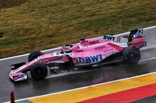 Sergio Perez (MEX) Sahara Force India F1 VJM11.
21.07.2018. Formula 1 World Championship, Rd 11, German Grand Prix, Hockenheim, Germany, Qualifying Day.
- www.xpbimages.com, EMail: requests@xpbimages.com - copy of publication required for printed pictures. Every used picture is fee-liable. © Copyright: Moy / XPB Images