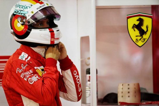 Sebastian Vettel (GER) Ferrari.
21.07.2018. Formula 1 World Championship, Rd 11, German Grand Prix, Hockenheim, Germany, Qualifying Day.
- www.xpbimages.com, EMail: requests@xpbimages.com - copy of publication required for printed pictures. Every used picture is fee-liable. © Copyright: Bearne / XPB Images