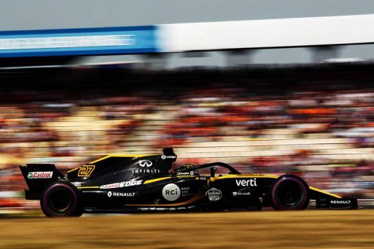 Nico Hulkenberg (GER) Renault Sport F1 Team RS18.
21.07.2018. Formula 1 World Championship, Rd 11, German Grand Prix, Hockenheim, Germany, Qualifying Day.
- www.xpbimages.com, EMail: requests@xpbimages.com - copy of publication required for printed pictures. Every used picture is fee-liable. © Copyright: Photo4 / XPB Images