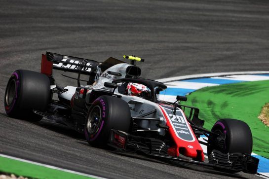 Kevin Magnussen (DEN) Haas VF-18.
21.07.2018. Formula 1 World Championship, Rd 11, German Grand Prix, Hockenheim, Germany, Qualifying Day.
- www.xpbimages.com, EMail: requests@xpbimages.com - copy of publication required for printed pictures. Every used picture is fee-liable. © Copyright: Moy / XPB Images