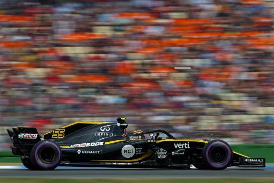 Carlos Sainz Jr (ESP) Renault F1 Team 
21.07.2018. Formula 1 World Championship, Rd 11, German Grand Prix, Hockenheim, Germany, Qualifying Day.
- www.xpbimages.com, EMail: requests@xpbimages.com - copy of publication required for printed pictures. Every used picture is fee-liable. © Copyright: Charniaux / XPB Images