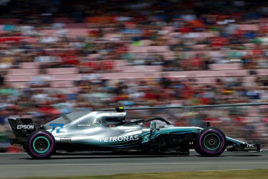 Valtteri Bottas (FIN) Mercedes AMG F1 
21.07.2018. Formula 1 World Championship, Rd 11, German Grand Prix, Hockenheim, Germany, Qualifying Day.
- www.xpbimages.com, EMail: requests@xpbimages.com - copy of publication required for printed pictures. Every used picture is fee-liable. © Copyright: Charniaux / XPB Images