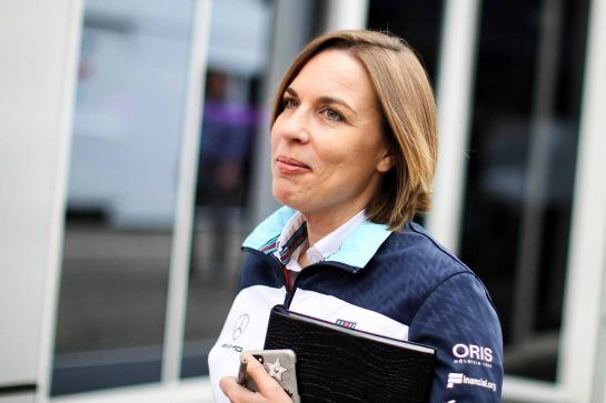 Claire Williams (GBR) Williams Deputy Team Principal.
22.07.2018. Formula 1 World Championship, Rd 11, German Grand Prix, Hockenheim, Germany, Race Day.
- www.xpbimages.com, EMail: requests@xpbimages.com - copy of publication required for printed pictures. Every used picture is fee-liable. © Copyright: Schaber / XPB Images