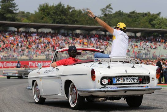 Carlos Sainz Jr (ESP) Renault F1 Team 
22.07.2018. Formula 1 World Championship, Rd 11, German Grand Prix, Hockenheim, Germany, Race Day.
- www.xpbimages.com, EMail: requests@xpbimages.com - copy of publication required for printed pictures. Every used picture is fee-liable. © Copyright: Charniaux / XPB Images