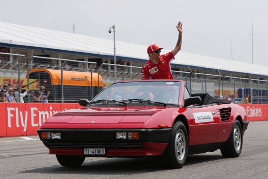 Kimi Raikkonen (FIN) Scuderia Ferrari 
22.07.2018. Formula 1 World Championship, Rd 11, German Grand Prix, Hockenheim, Germany, Race Day.
- www.xpbimages.com, EMail: requests@xpbimages.com - copy of publication required for printed pictures. Every used picture is fee-liable. © Copyright: Charniaux / XPB Images