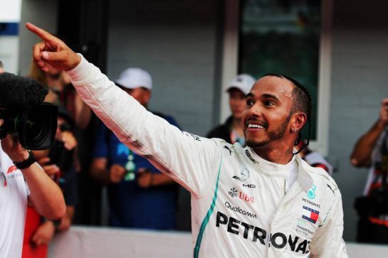 Race winner Lewis Hamilton (GBR) Mercedes AMG F1 celebrates in parc ferme.
22.07.2018. Formula 1 World Championship, Rd 11, German Grand Prix, Hockenheim, Germany, Race Day.
- www.xpbimages.com, EMail: requests@xpbimages.com - copy of publication required for printed pictures. Every used picture is fee-liable. © Copyright: Moy / XPB Images