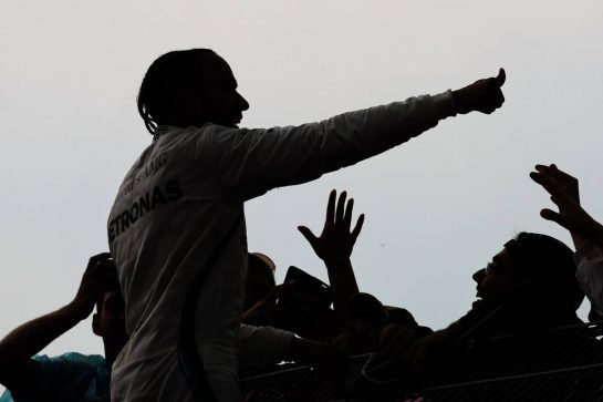 Race winner Lewis Hamilton (GBR) Mercedes AMG F1 celebrates in parc ferme.
22.07.2018. Formula 1 World Championship, Rd 11, German Grand Prix, Hockenheim, Germany, Race Day.
- www.xpbimages.com, EMail: requests@xpbimages.com - copy of publication required for printed pictures. Every used picture is fee-liable. © Copyright: Photo4 / XPB Images