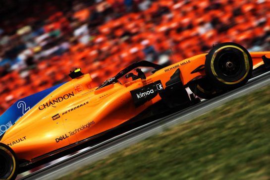 Stoffel Vandoorne (BEL) McLaren MCL33.
22.07.2018. Formula 1 World Championship, Rd 11, German Grand Prix, Hockenheim, Germany, Race Day.
- www.xpbimages.com, EMail: requests@xpbimages.com - copy of publication required for printed pictures. Every used picture is fee-liable. © Copyright: Photo4 / XPB Images