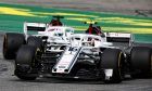 Charles Leclerc (MON) Sauber F1 Team C37 leads team mate Marcus Ericsson (SWE)