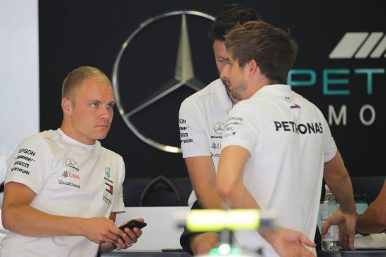 Valtteri Bottas (FIN) Mercedes AMG F1.
26.07.2018. Formula 1 World Championship, Rd 12, Hungarian Grand Prix, Budapest, Hungary, Preparation Day.
- www.xpbimages.com, EMail: requests@xpbimages.com - copy of publication required for printed pictures. Every used picture is fee-liable. © Copyright: Bearne / XPB Images