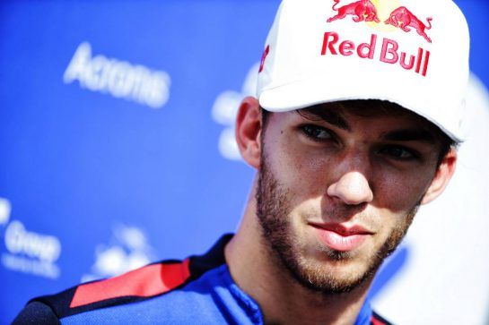 Pierre Gasly (FRA) Scuderia Toro Rosso.
26.07.2018. Formula 1 World Championship, Rd 12, Hungarian Grand Prix, Budapest, Hungary, Preparation Day.
- www.xpbimages.com, EMail: requests@xpbimages.com - copy of publication required for printed pictures. Every used picture is fee-liable. © Copyright: Bearne / XPB Images