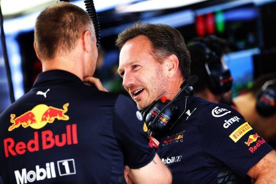 Christian Horner (GBR) Red Bull Racing Team Principal.
20.07.2018. Formula 1 World Championship, Rd 11, German Grand Prix, Hockenheim, Germany, Practice Day.
 - www.xpbimages.com, EMail: requests@xpbimages.com - copy of publication required for printed pictures. Every used picture is fee-liable. © Copyright: Bearne / XPB Images