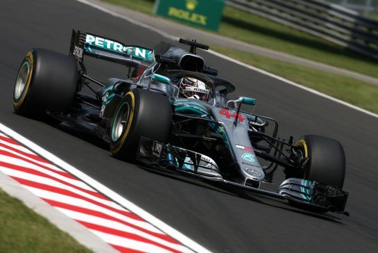 Lewis Hamilton (GBR) Mercedes AMG F1  
20.07.2018. Formula 1 World Championship, Rd 11, German Grand Prix, Hockenheim, Germany, Practice Day.
- www.xpbimages.com, EMail: requests@xpbimages.com - copy of publication required for printed pictures. Every used picture is fee-liable. © Copyright: Charniaux / XPB Images