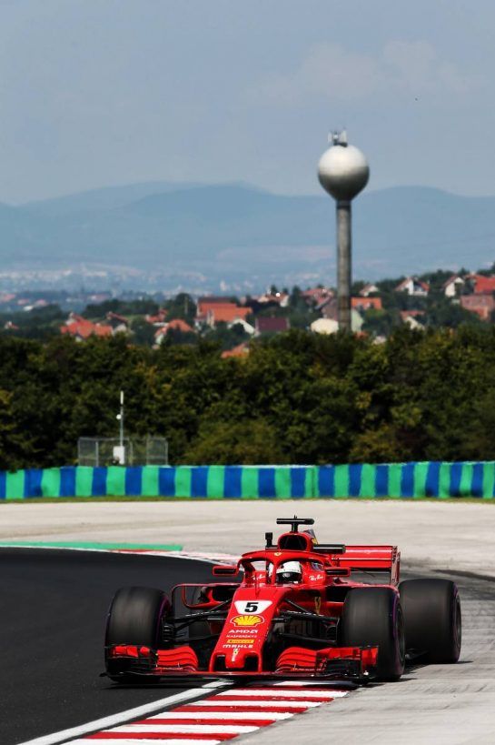 Sebastian Vettel (GER) Ferrari SF71H.
20.07.2018. Formula 1 World Championship, Rd 11, German Grand Prix, Hockenheim, Germany, Practice Day.
- www.xpbimages.com, EMail: requests@xpbimages.com - copy of publication required for printed pictures. Every used picture is fee-liable. © Copyright: Moy / XPB Images