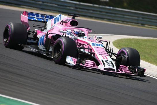 Sergio Perez (MEX) Sahara Force India F1  
28.07.2018. Formula 1 World Championship, Rd 12, Hungarian Grand Prix, Budapest, Hungary, Qualifying Day.
- www.xpbimages.com, EMail: requests@xpbimages.com - copy of publication required for printed pictures. Every used picture is fee-liable. © Copyright: Charniaux / XPB Images