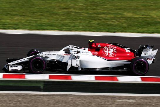 Charles Leclerc (MON) Sauber F1 Team C37.
28.07.2018. Formula 1 World Championship, Rd 12, Hungarian Grand Prix, Budapest, Hungary, Qualifying Day.
- www.xpbimages.com, EMail: requests@xpbimages.com - copy of publication required for printed pictures. Every used picture is fee-liable. © Copyright: Photo4 / XPB Images