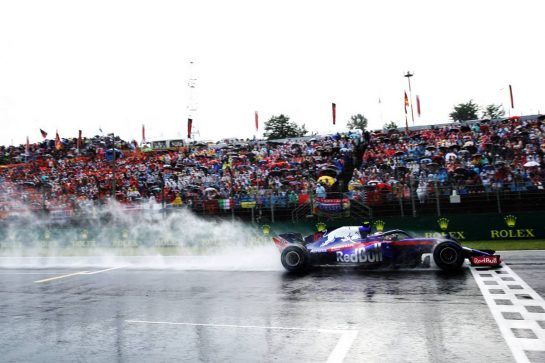 Pierre Gasly (FRA) Scuderia Toro Rosso STR13.
28.07.2018. Formula 1 World Championship, Rd 12, Hungarian Grand Prix, Budapest, Hungary, Qualifying Day.
 - www.xpbimages.com, EMail: requests@xpbimages.com - copy of publication required for printed pictures. Every used picture is fee-liable. © Copyright: Bearne / XPB Images