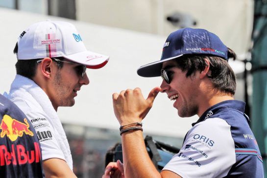 (L to R): Esteban Ocon (FRA) Sahara Force India F1 Team with Lance Stroll (CDN) Williams on the drivers parade.
29.07.2018. Formula 1 World Championship, Rd 12, Hungarian Grand Prix, Budapest, Hungary, Race Day.
- www.xpbimages.com, EMail: requests@xpbimages.com - copy of publication required for printed pictures. Every used picture is fee-liable. © Copyright: Photo4 / XPB Images