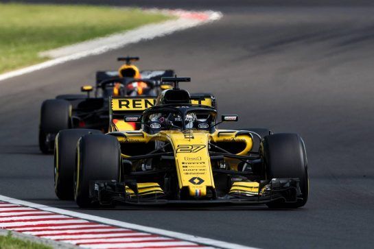 Nico Hulkenberg (GER) Renault Sport F1 Team RS18.
29.07.2018. Formula 1 World Championship, Rd 12, Hungarian Grand Prix, Budapest, Hungary, Race Day.
- www.xpbimages.com, EMail: requests@xpbimages.com - copy of publication required for printed pictures. Every used picture is fee-liable. © Copyright: Photo4 / XPB Images