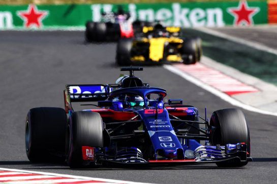 Brendon Hartley (NZL) Scuderia Toro Rosso STR13.
29.07.2018. Formula 1 World Championship, Rd 12, Hungarian Grand Prix, Budapest, Hungary, Race Day.
- www.xpbimages.com, EMail: requests@xpbimages.com - copy of publication required for printed pictures. Every used picture is fee-liable. © Copyright: Photo4 / XPB Images