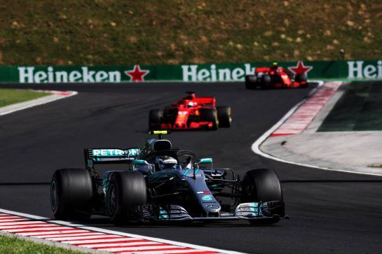 Valtteri Bottas (FIN) Mercedes AMG F1 W09.
29.07.2018. Formula 1 World Championship, Rd 12, Hungarian Grand Prix, Budapest, Hungary, Race Day.
- www.xpbimages.com, EMail: requests@xpbimages.com - copy of publication required for printed pictures. Every used picture is fee-liable. © Copyright: Photo4 / XPB Images