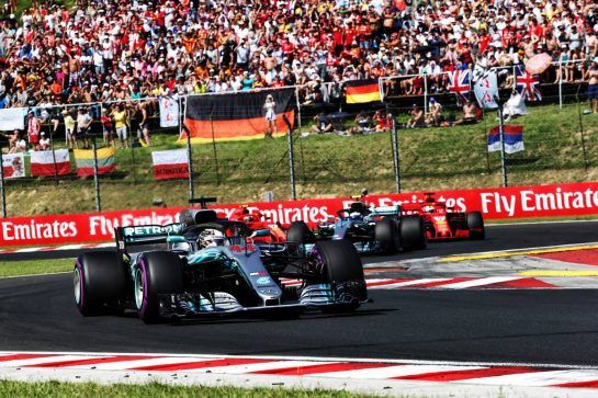 Lewis Hamilton (GBR) Mercedes AMG F1 W09.
29.07.2018. Formula 1 World Championship, Rd 12, Hungarian Grand Prix, Budapest, Hungary, Race Day.
- www.xpbimages.com, EMail: requests@xpbimages.com - copy of publication required for printed pictures. Every used picture is fee-liable. © Copyright: Bearne / XPB Images
