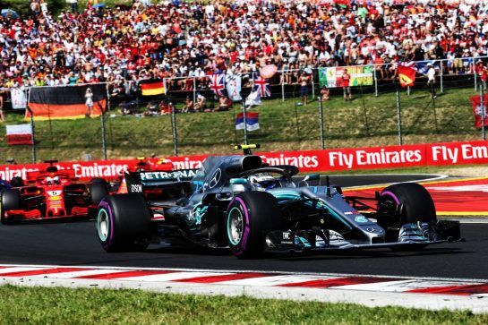 Valtteri Bottas (FIN) Mercedes AMG F1 W09.
29.07.2018. Formula 1 World Championship, Rd 12, Hungarian Grand Prix, Budapest, Hungary, Race Day.
- www.xpbimages.com, EMail: requests@xpbimages.com - copy of publication required for printed pictures. Every used picture is fee-liable. © Copyright: Bearne / XPB Images