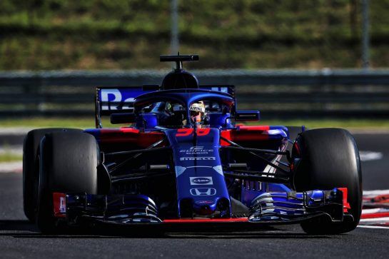 Sean Gelael (IDN) Scuderia Toro Rosso STR13 Test Driver.
31.07.2018. Formula 1 Testing, Budapest, Hungary.
- www.xpbimages.com, EMail: requests@xpbimages.com - copy of publication required for printed pictures. Every used picture is fee-liable. © Copyright: Moy / XPB Images