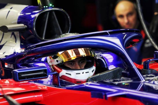 Sean Gelael (IDN) Scuderia Toro Rosso STR13 Test Driver.
31.07.2018. Formula 1 Testing, Budapest, Hungary.
- www.xpbimages.com, EMail: requests@xpbimages.com - copy of publication required for printed pictures. Every used picture is fee-liable. © Copyright: Moy / XPB Images