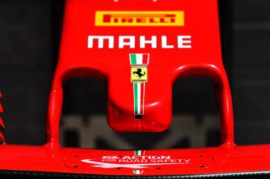 Ferrari SF71H nosecone.
31.07.2018. Formula 1 Testing, Budapest, Hungary.
- www.xpbimages.com, EMail: requests@xpbimages.com - copy of publication required for printed pictures. Every used picture is fee-liable. © Copyright: Moy / XPB Images