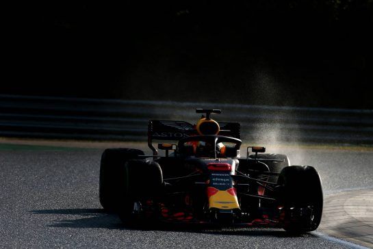 Daniel Ricciardo (AUS) Red Bull Racing 
31.07.2018. Formula 1 Testing, Budapest, Hungary.
- www.xpbimages.com, EMail: requests@xpbimages.com - copy of publication required for printed pictures. Every used picture is fee-liable. © Copyright: Charniaux / XPB Images