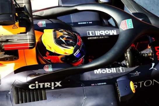 Jake Dennis (GBR) Red Bull Racing RB14 Test Driver.
01.08.2018. Formula 1 Testing, Budapest, Hungary.
- www.xpbimages.com, EMail: requests@xpbimages.com - copy of publication required for printed pictures. Every used picture is fee-liable. © Copyright: Charniaux / XPB Images