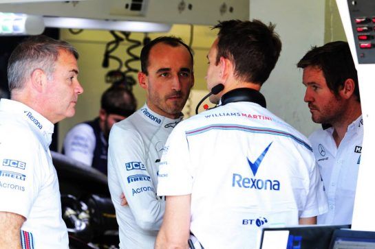 Robert Kubica (POL) Williams Reserve and Development Driver.
01.08.2018. Formula 1 Testing, Budapest, Hungary.
- www.xpbimages.com, EMail: requests@xpbimages.com - copy of publication required for printed pictures. Every used picture is fee-liable. © Copyright: Moy / XPB Images