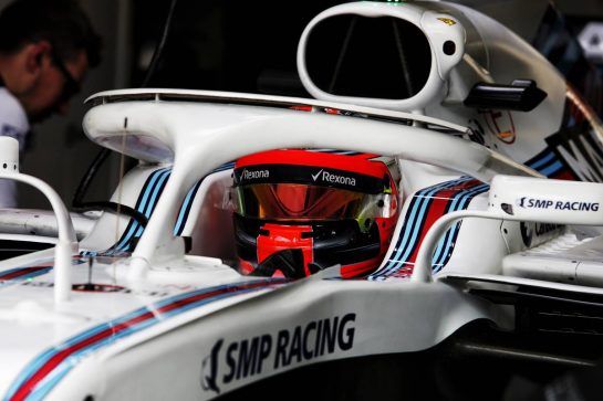 Robert Kubica (POL) Williams FW41 Reserve and Development Driver.
01.08.2018. Formula 1 Testing, Budapest, Hungary.
- www.xpbimages.com, EMail: requests@xpbimages.com - copy of publication required for printed pictures. Every used picture is fee-liable. © Copyright: Moy / XPB Images