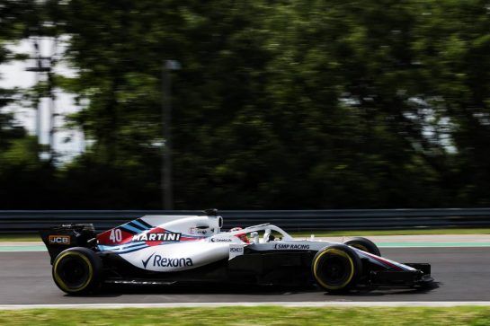 Robert Kubica (POL) Williams FW41 Reserve and Development Driver.
01.08.2018. Formula 1 Testing, Budapest, Hungary.
- www.xpbimages.com, EMail: requests@xpbimages.com - copy of publication required for printed pictures. Every used picture is fee-liable. © Copyright: Moy / XPB Images