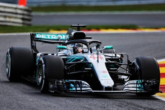 Lewis Hamilton (GBR) Mercedes AMG F1 W09.
24.08.2018. Formula 1 World Championship, Rd 13, Belgian Grand Prix, Spa Francorchamps, Belgium, Practice Day.
- www.xpbimages.com, EMail: requests@xpbimages.com - copy of publication required for printed pictures. Every used picture is fee-liable. © Copyright: Moy / XPB Images