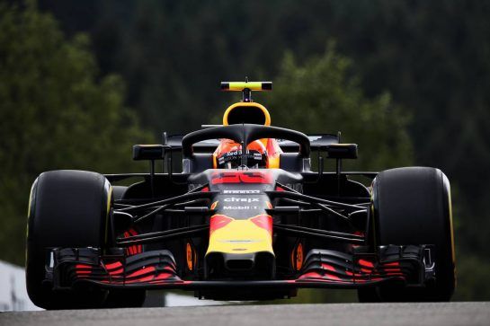 Max Verstappen (NLD) Red Bull Racing RB14.
24.08.2018. Formula 1 World Championship, Rd 13, Belgian Grand Prix, Spa Francorchamps, Belgium, Practice Day.
- www.xpbimages.com, EMail: requests@xpbimages.com - copy of publication required for printed pictures. Every used picture is fee-liable. © Copyright: Batchelor / XPB Images