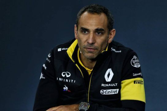 Cyril Abiteboul (FRA) Renault Sport F1 Managing Director in the FIA Press Conference.
24.08.2018. Formula 1 World Championship, Rd 13, Belgian Grand Prix, Spa Francorchamps, Belgium, Practice Day.
- www.xpbimages.com, EMail: requests@xpbimages.com - copy of publication required for printed pictures. Every used picture is fee-liable. © Copyright: Moy / XPB Images