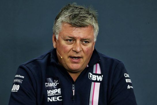 Otmar Szafnauer (USA) Racing Point Force India F1 Team Principal and CEO in the FIA Press Conference.
24.08.2018. Formula 1 World Championship, Rd 13, Belgian Grand Prix, Spa Francorchamps, Belgium, Practice Day.
- www.xpbimages.com, EMail: requests@xpbimages.com - copy of publication required for printed pictures. Every used picture is fee-liable. © Copyright: Moy / XPB Images