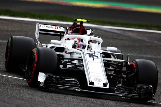 Charles Leclerc (MON) Sauber F1 Team C37.
24.08.2018. Formula 1 World Championship, Rd 13, Belgian Grand Prix, Spa Francorchamps, Belgium, Practice Day.
- www.xpbimages.com, EMail: requests@xpbimages.com - copy of publication required for printed pictures. Every used picture is fee-liable. © Copyright: Moy / XPB Images